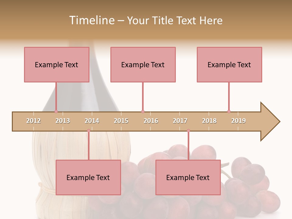Grape Sweet Alcohol PowerPoint Template