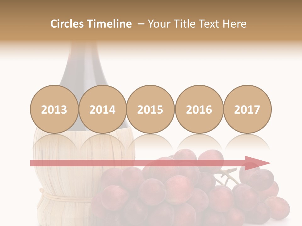 Grape Sweet Alcohol PowerPoint Template