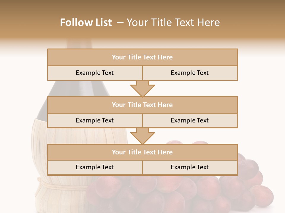 Grape Sweet Alcohol PowerPoint Template