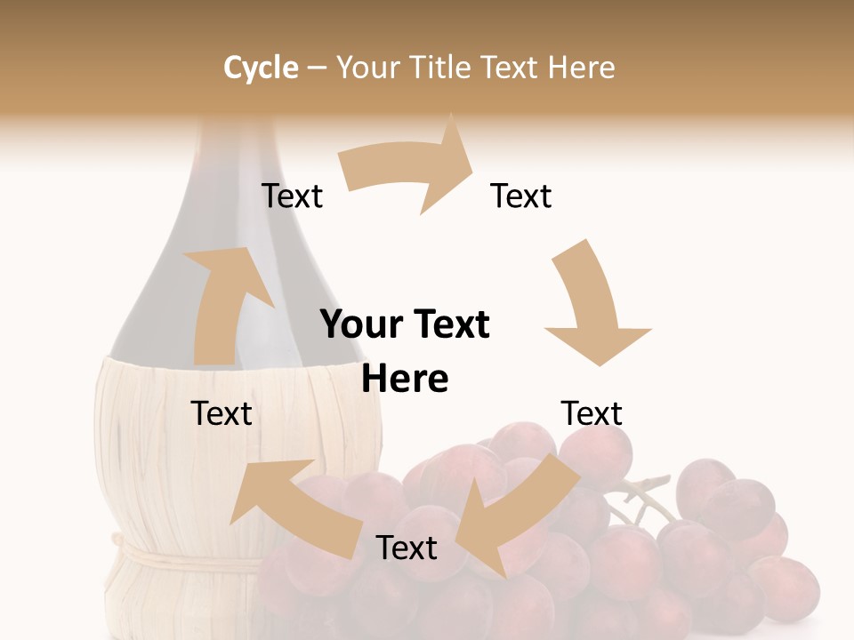 Grape Sweet Alcohol PowerPoint Template