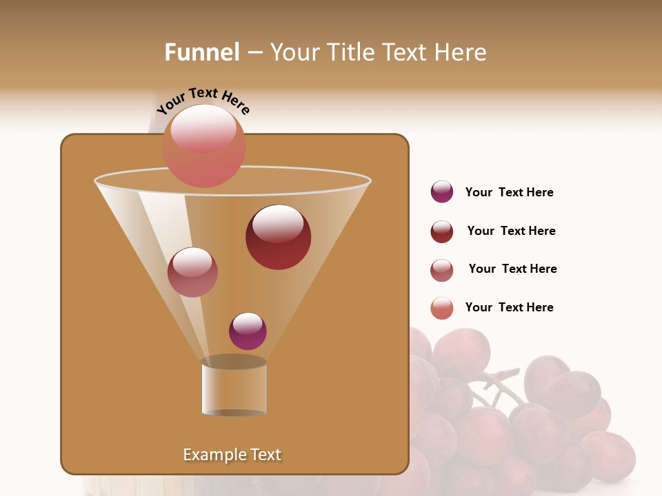 Grape Sweet Alcohol PowerPoint Template