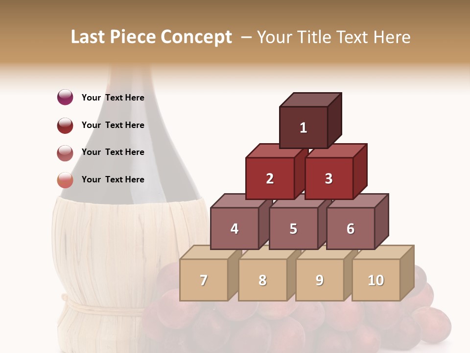 Grape Sweet Alcohol PowerPoint Template