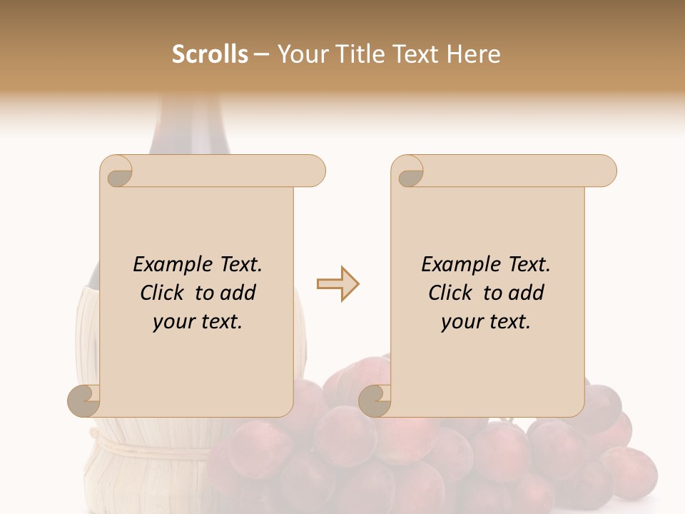 Grape Sweet Alcohol PowerPoint Template