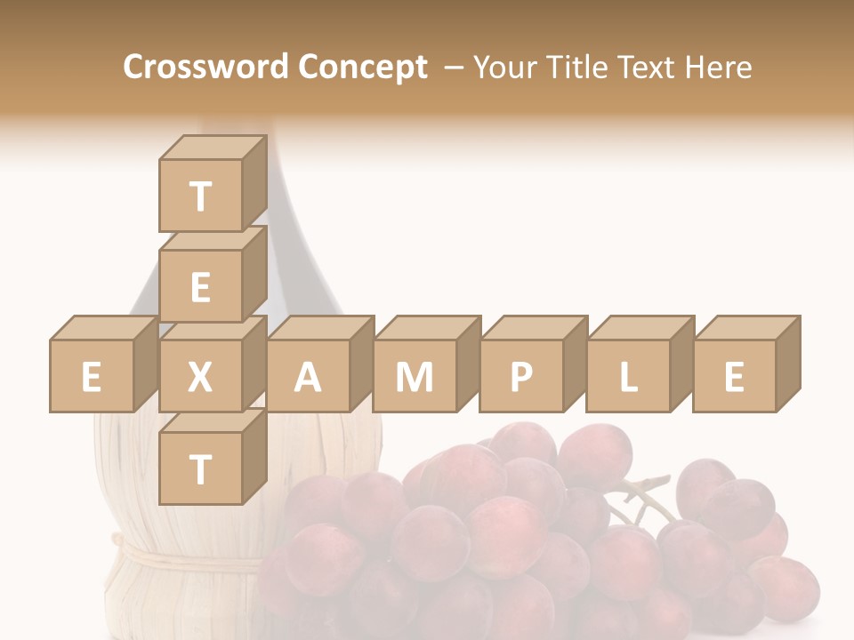 Grape Sweet Alcohol PowerPoint Template