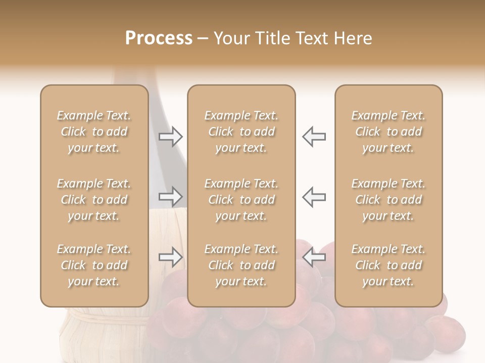 Grape Sweet Alcohol PowerPoint Template
