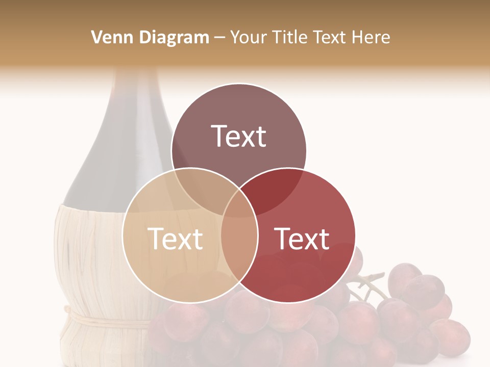 Grape Sweet Alcohol PowerPoint Template