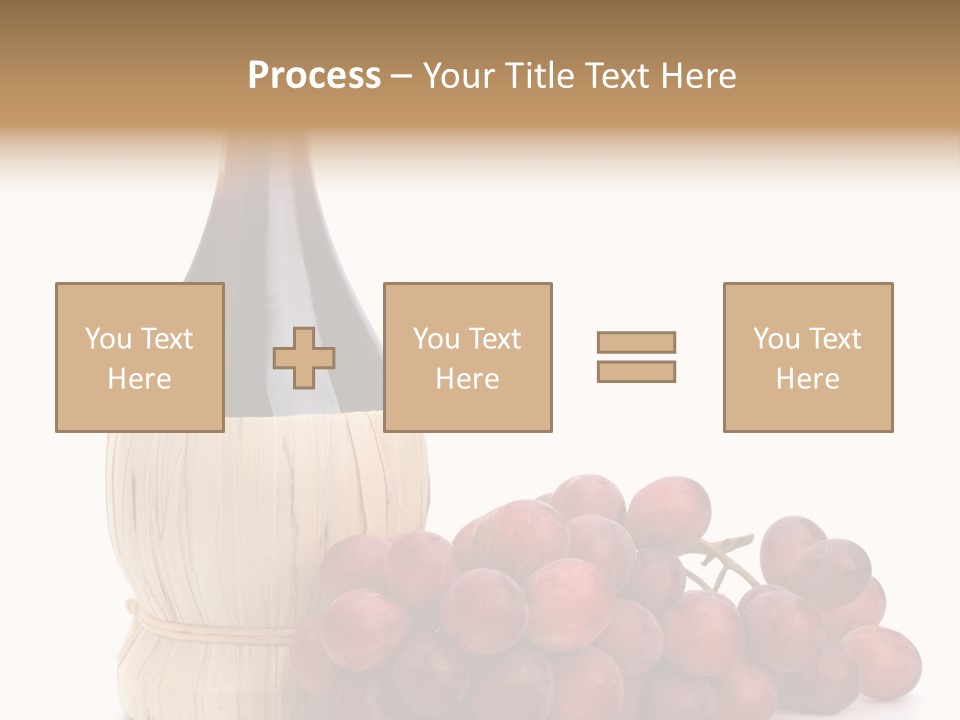 Grape Sweet Alcohol PowerPoint Template