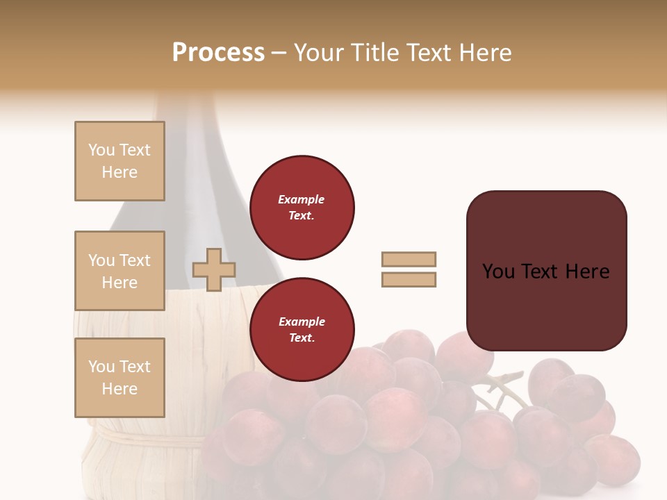 Grape Sweet Alcohol PowerPoint Template