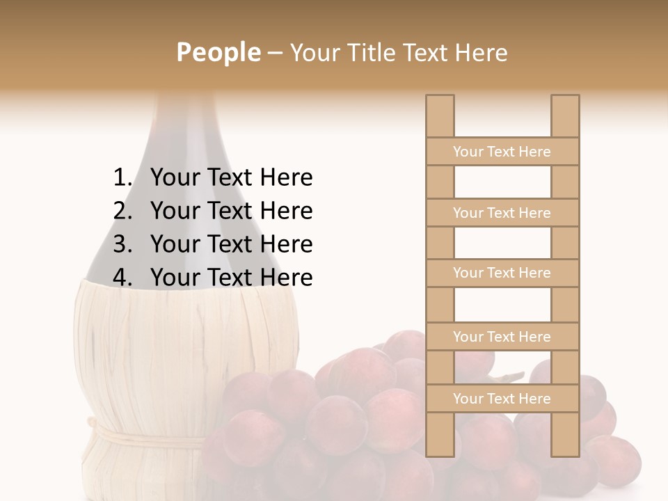 Grape Sweet Alcohol PowerPoint Template
