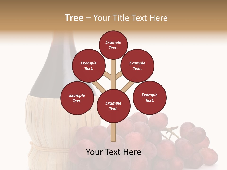 Grape Sweet Alcohol PowerPoint Template