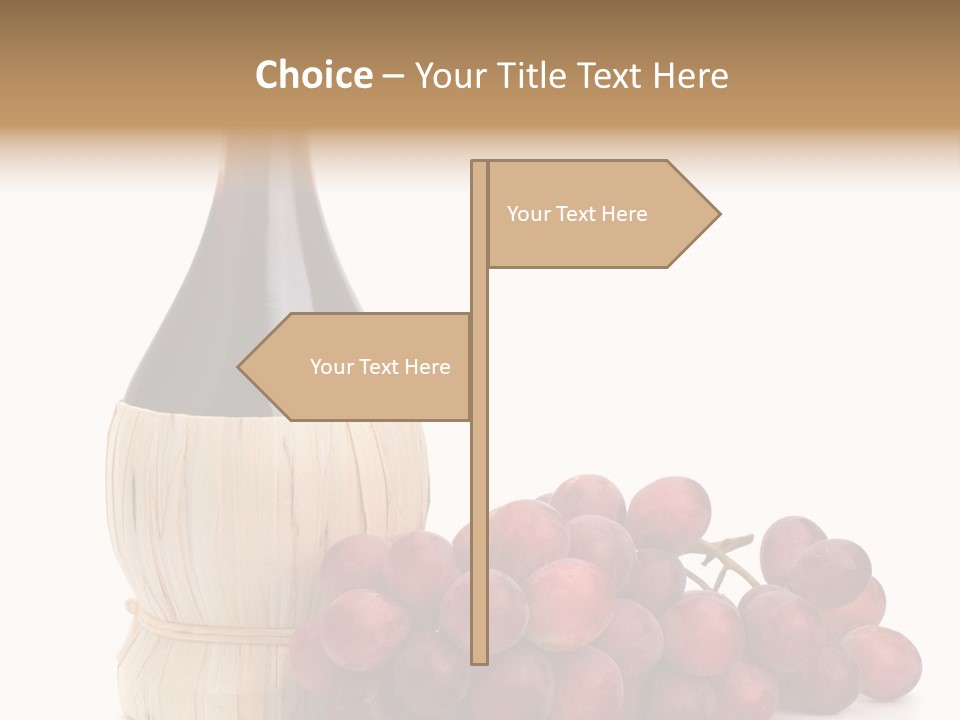 Grape Sweet Alcohol PowerPoint Template