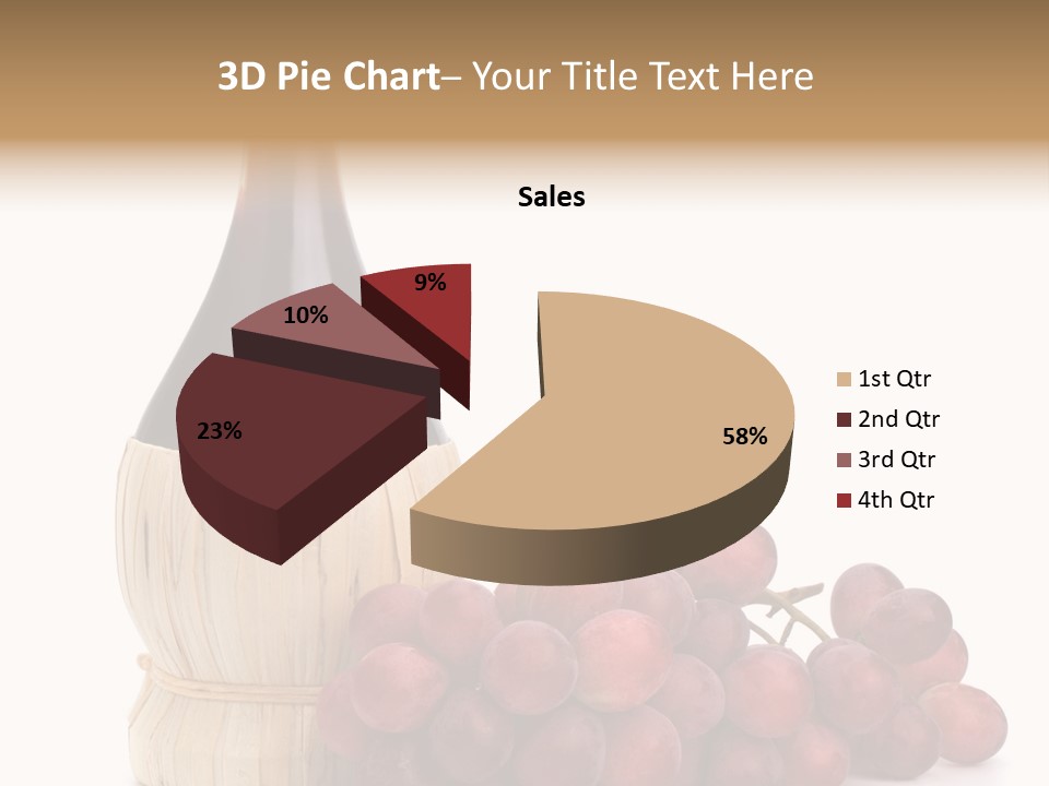 Grape Sweet Alcohol PowerPoint Template
