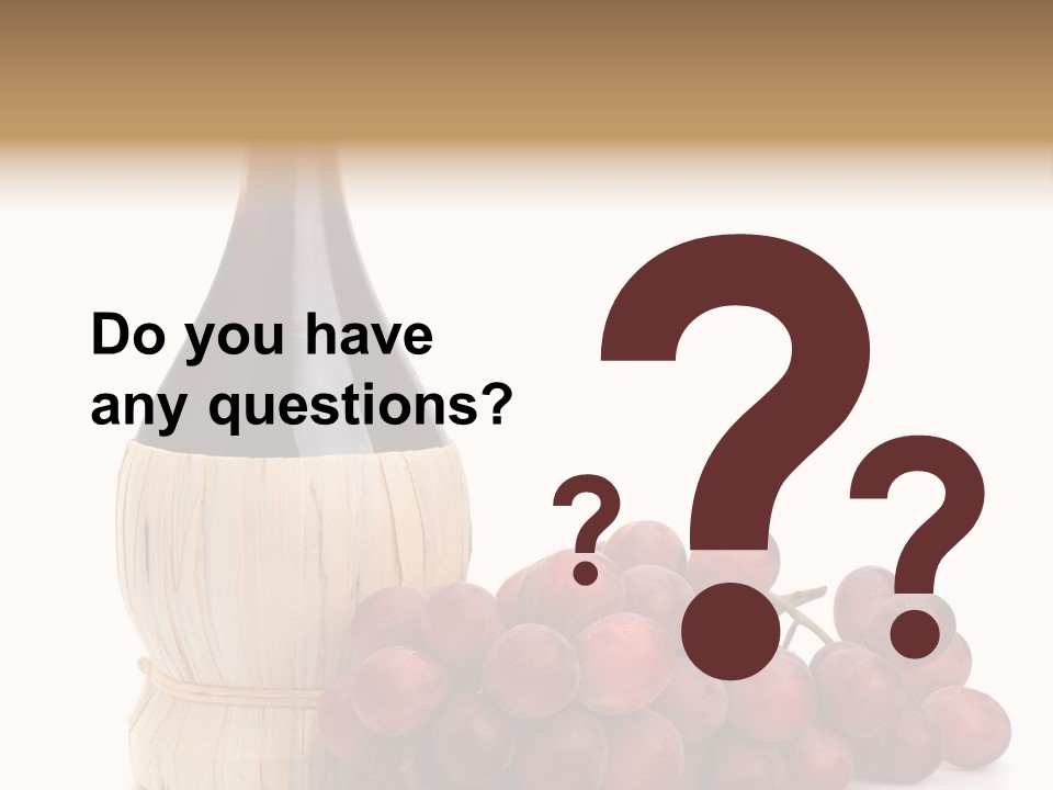 Grape Sweet Alcohol PowerPoint Template