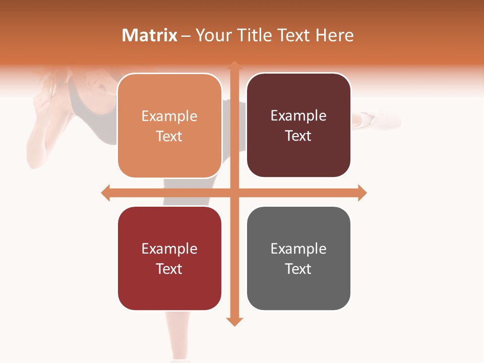 Athletic Kick Martial PowerPoint Template