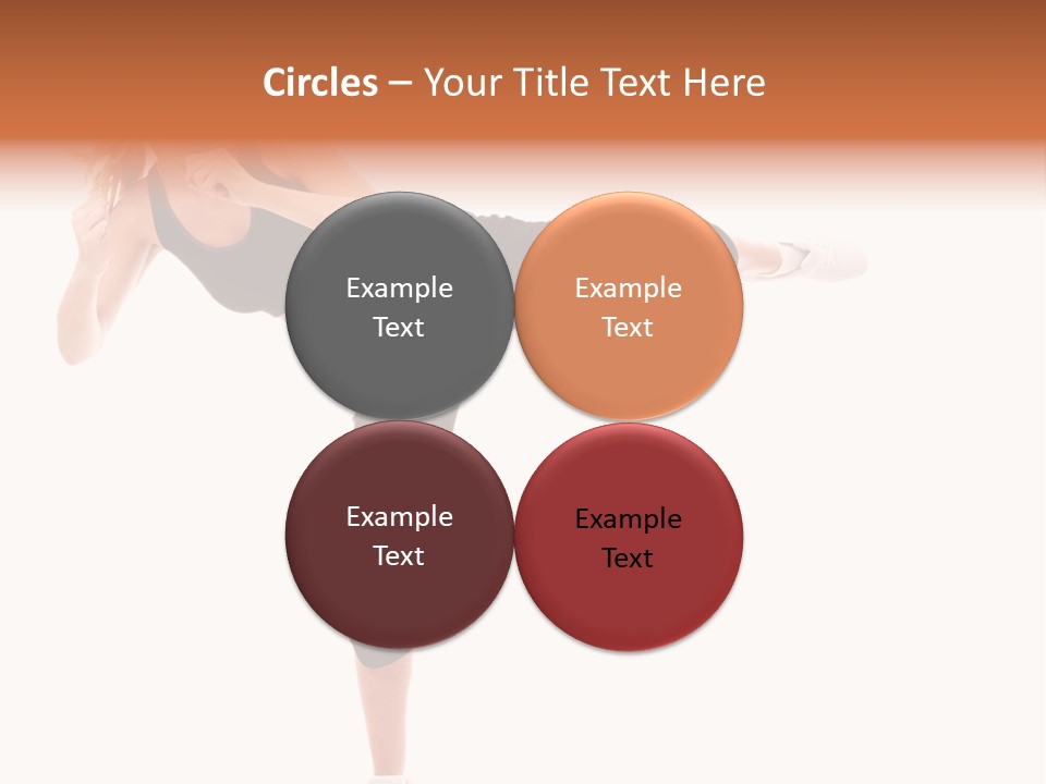 Athletic Kick Martial PowerPoint Template