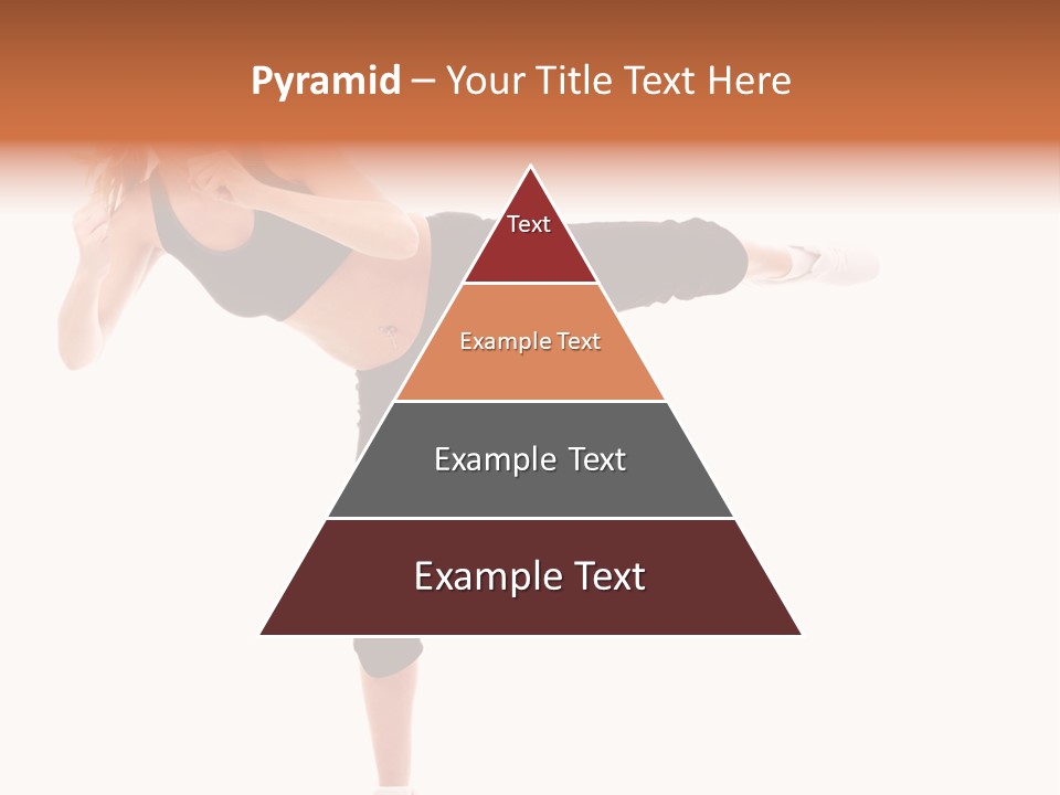 Athletic Kick Martial PowerPoint Template