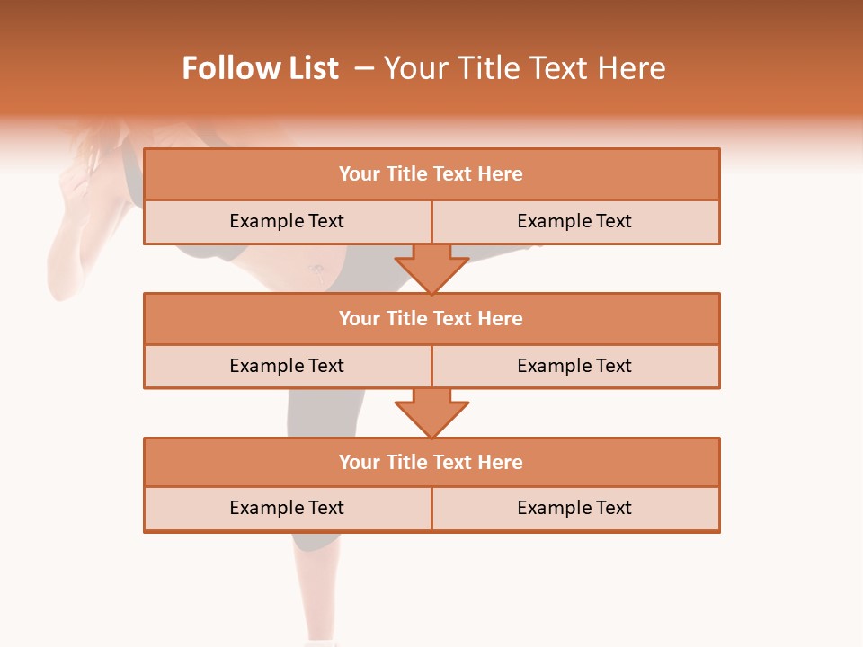 Athletic Kick Martial PowerPoint Template