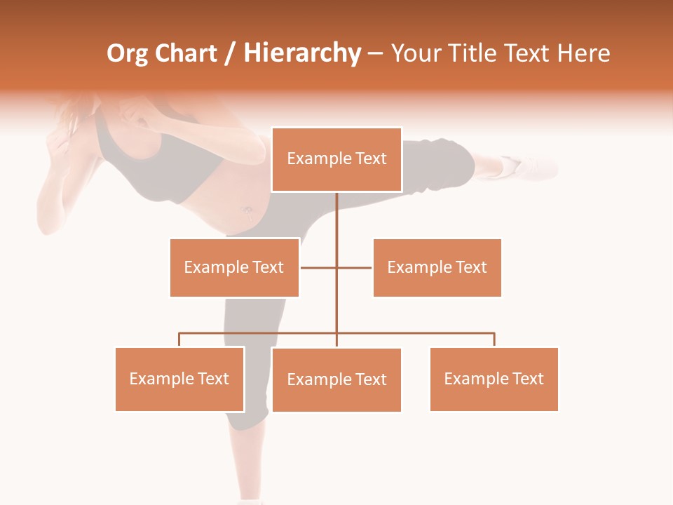 Athletic Kick Martial PowerPoint Template