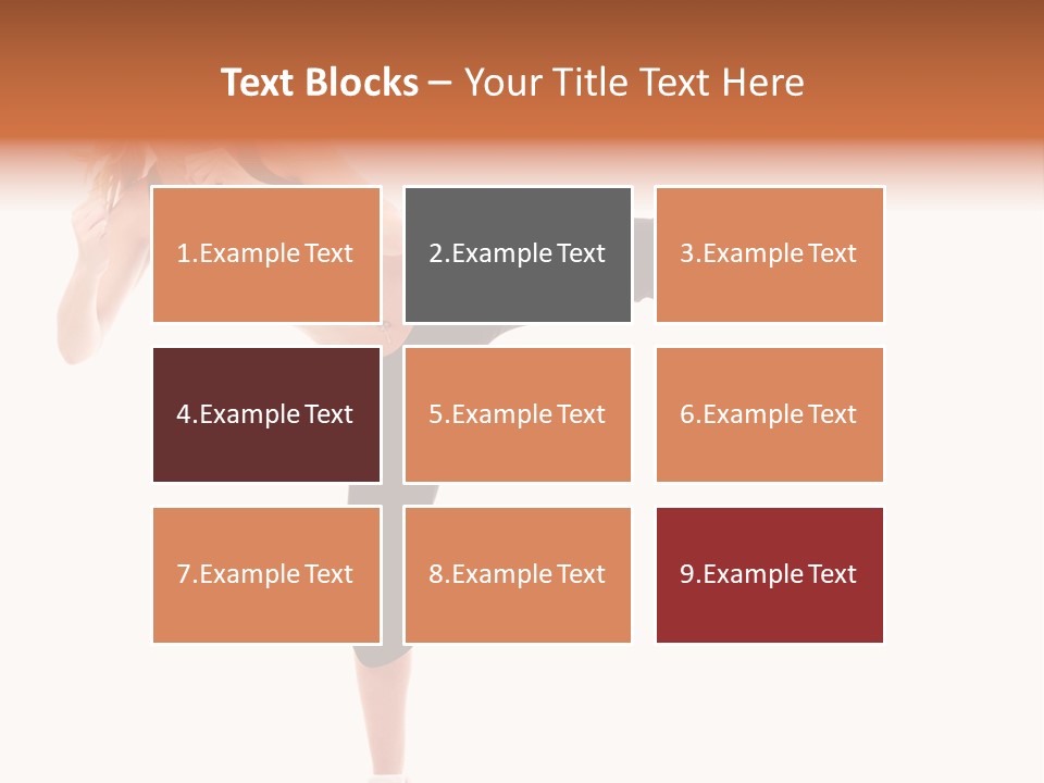 Athletic Kick Martial PowerPoint Template