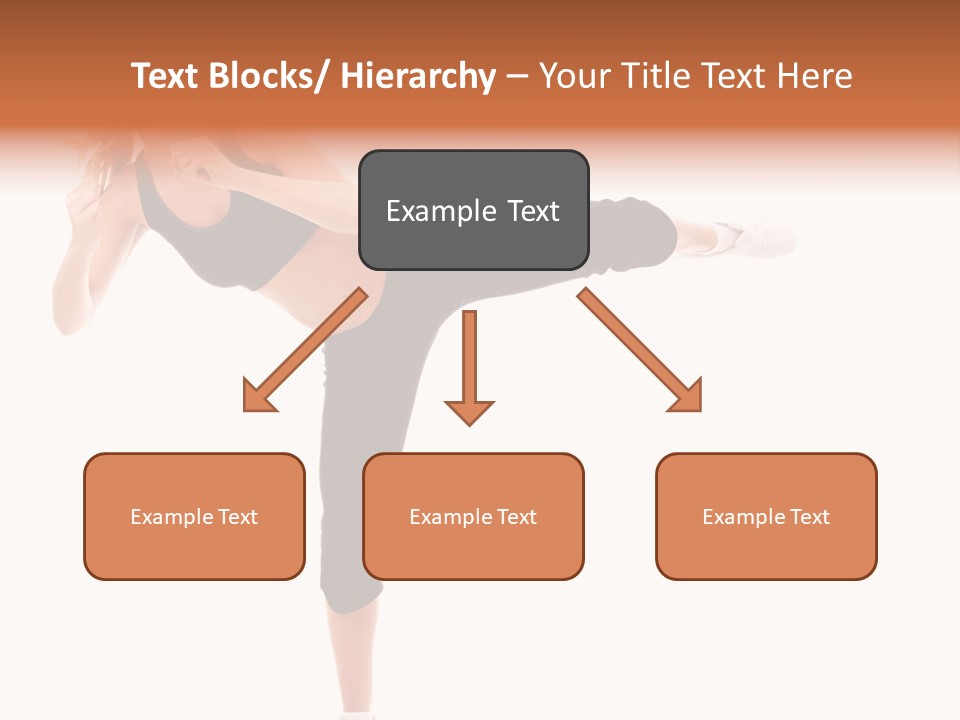 Athletic Kick Martial PowerPoint Template