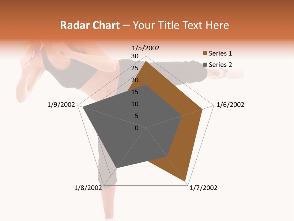 Athletic Kick Martial PowerPoint Template