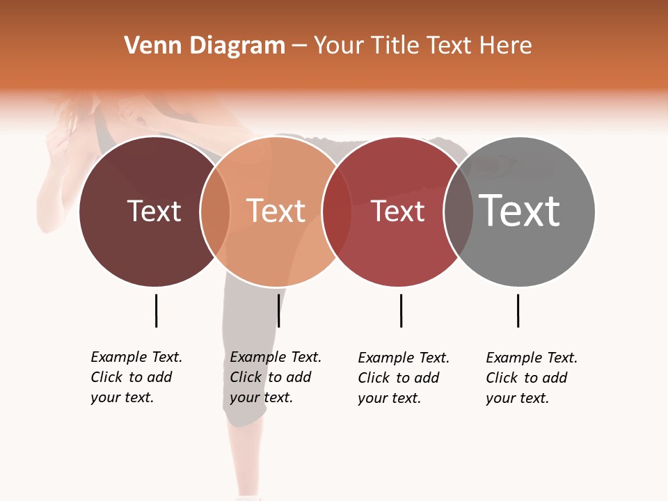 Athletic Kick Martial PowerPoint Template