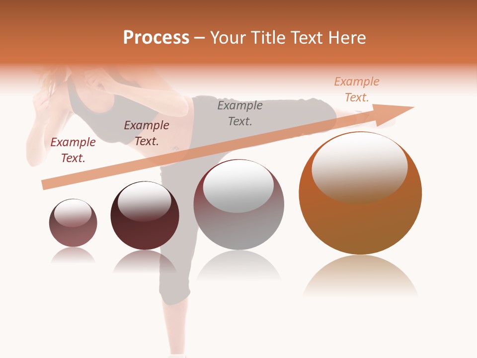 Athletic Kick Martial PowerPoint Template