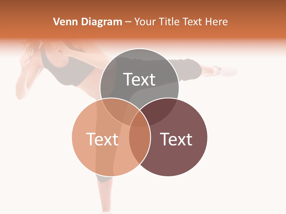 Athletic Kick Martial PowerPoint Template