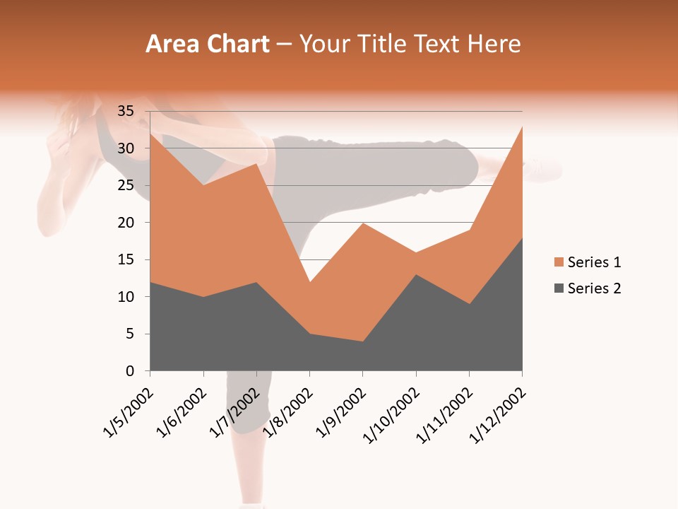 Athletic Kick Martial PowerPoint Template