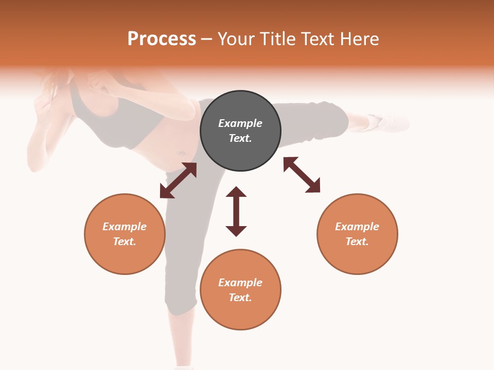 Athletic Kick Martial PowerPoint Template