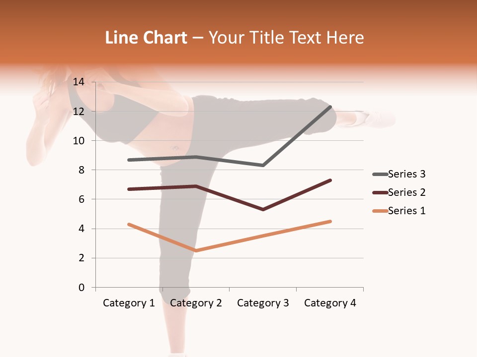 Athletic Kick Martial PowerPoint Template