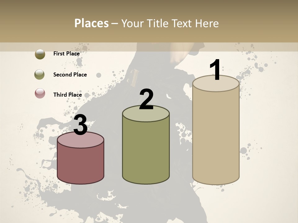 Woman Young Attractive PowerPoint Template