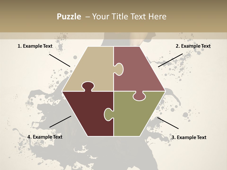 Woman Young Attractive PowerPoint Template