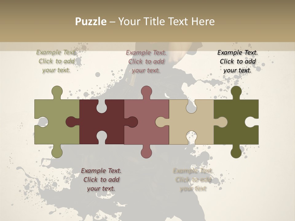 Woman Young Attractive PowerPoint Template