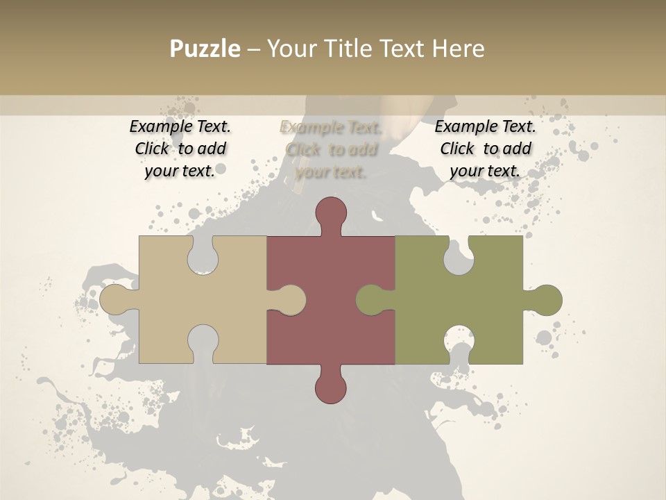 Woman Young Attractive PowerPoint Template