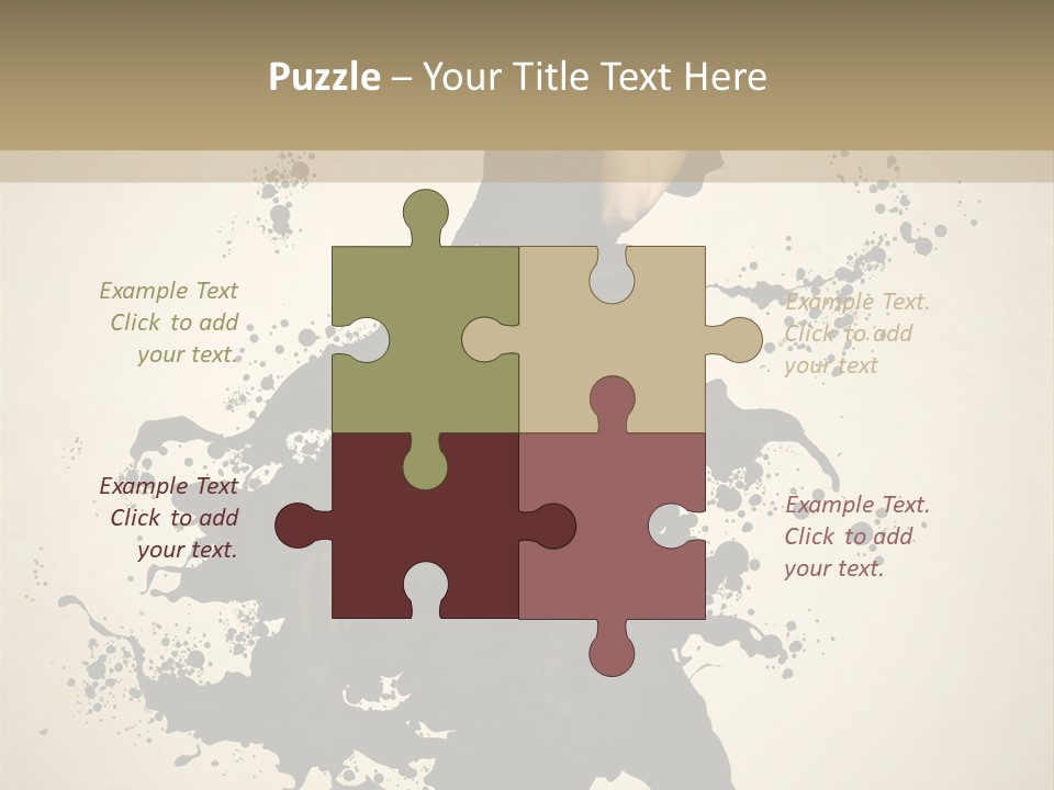 Woman Young Attractive PowerPoint Template