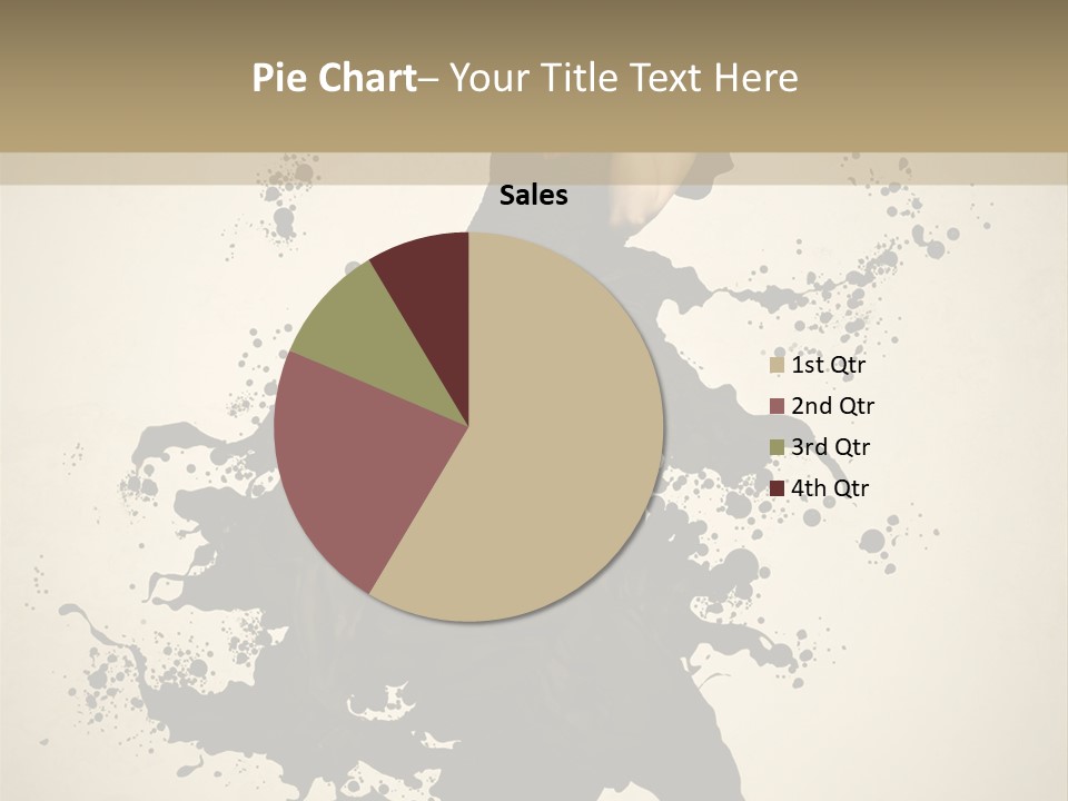 Woman Young Attractive PowerPoint Template