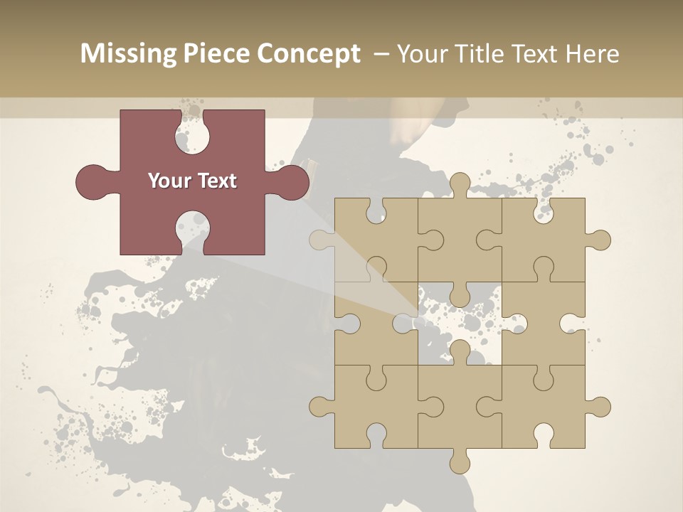 Woman Young Attractive PowerPoint Template