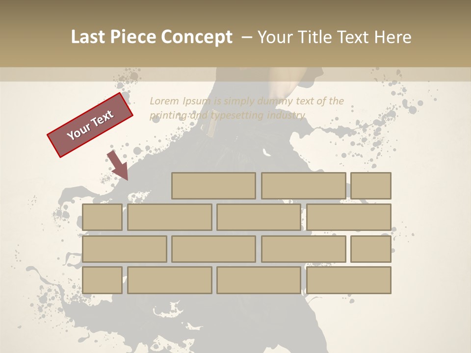 Woman Young Attractive PowerPoint Template