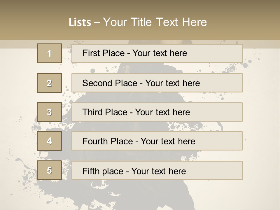 Woman Young Attractive PowerPoint Template