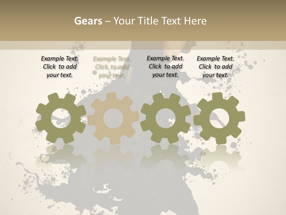 Woman Young Attractive PowerPoint Template