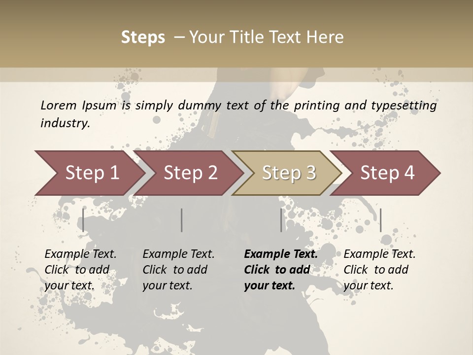 Woman Young Attractive PowerPoint Template