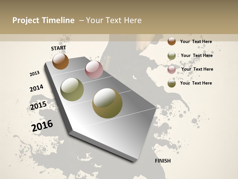 Woman Young Attractive PowerPoint Template