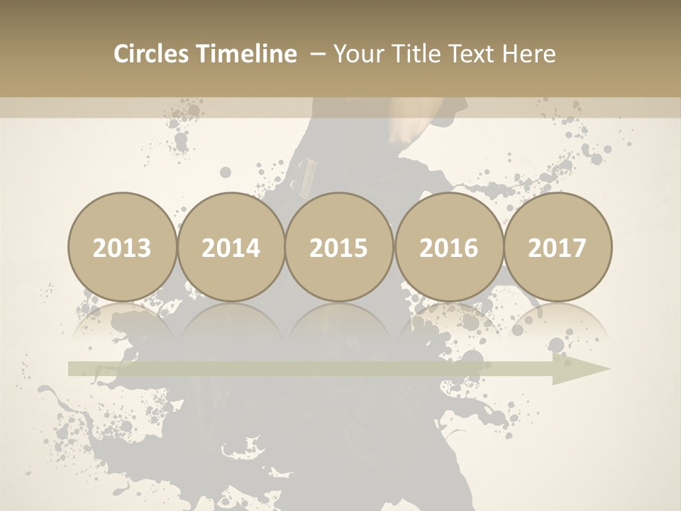 Woman Young Attractive PowerPoint Template