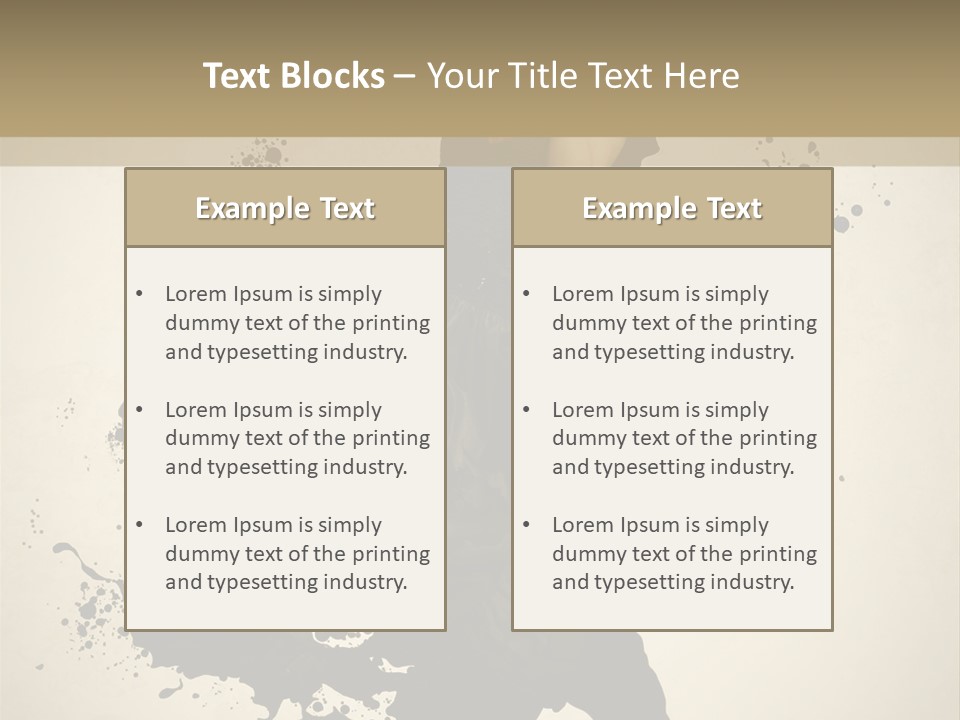 Woman Young Attractive PowerPoint Template