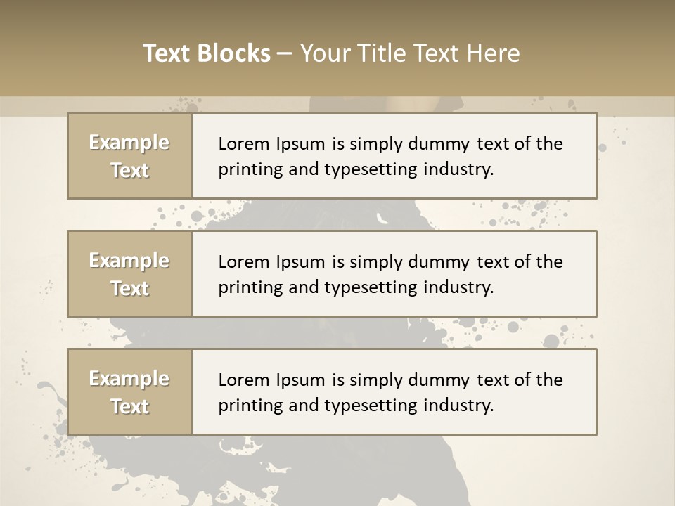 Woman Young Attractive PowerPoint Template
