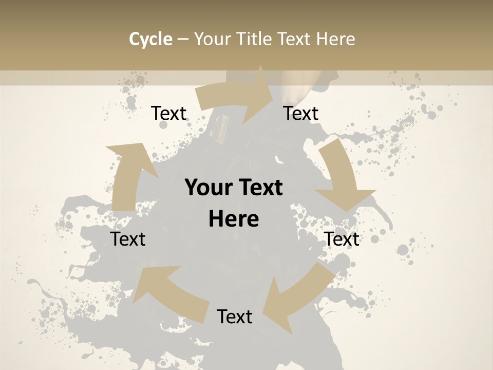 Woman Young Attractive PowerPoint Template