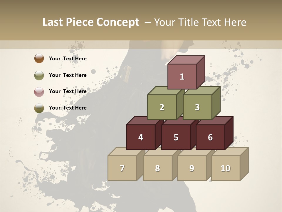 Woman Young Attractive PowerPoint Template