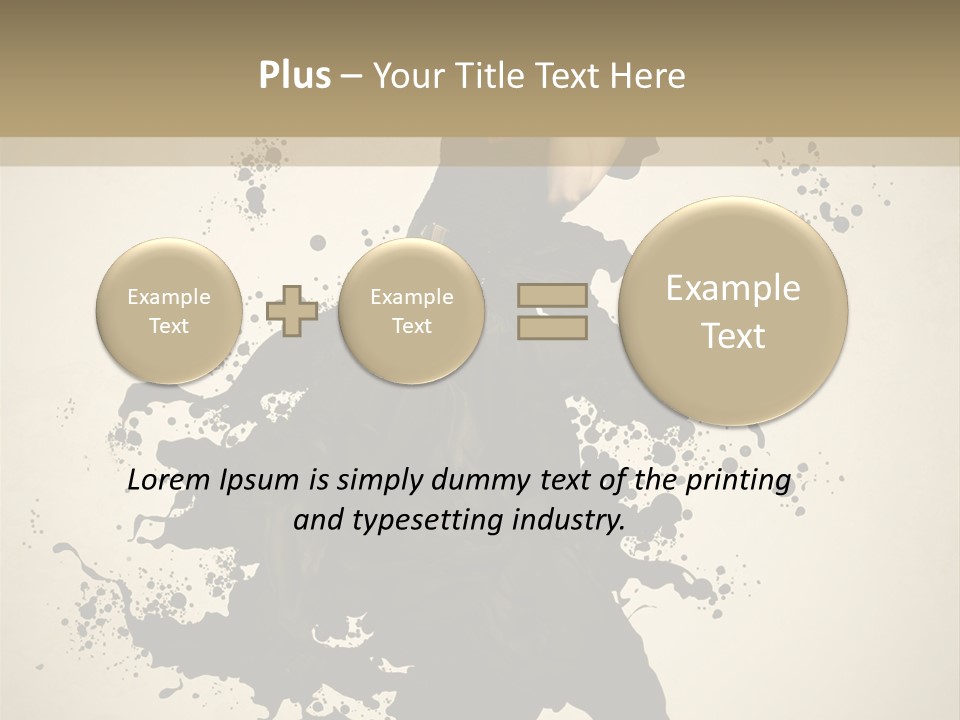 Woman Young Attractive PowerPoint Template