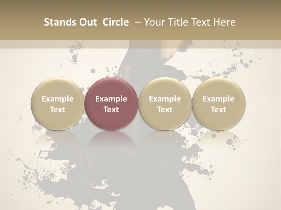 Woman Young Attractive PowerPoint Template